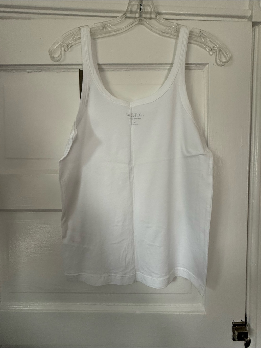 J. Crew White Scoop-Neck Tank Top - Picture 3 of 4